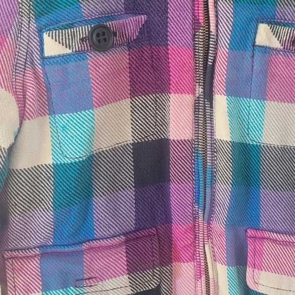 Roxy Purple, Pink & Blue Colorblock Coat - Picture 2 of 6